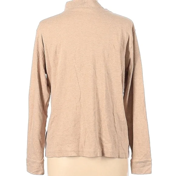 Lands End Tan Turtleneck - Picture 3 of 4